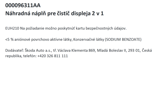 Uzupełniacz środka do czyszczenia ekranów 2 w 1