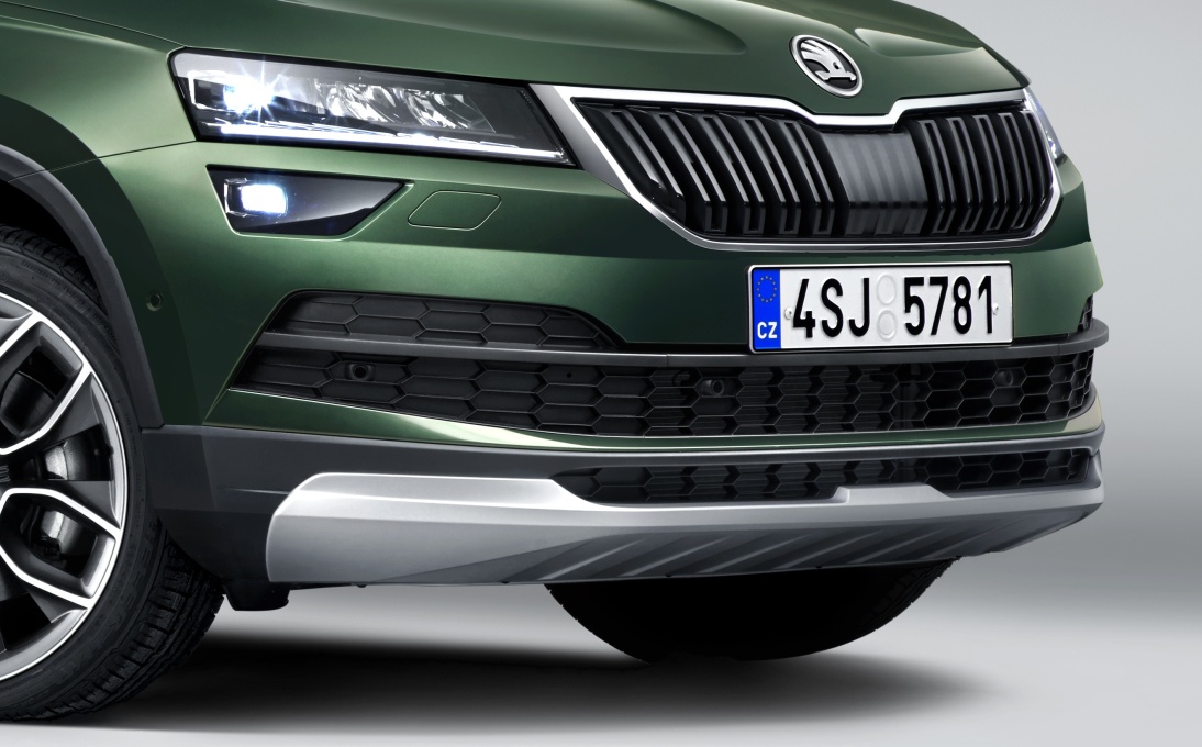 Spojler zderzaka przedniego do Karoq