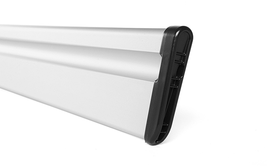 Aluminiowa przegroda do wanny plastikowej