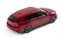 Octavia IV RS Combi 1:43 czerwony Velvet
