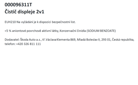 Środek do czyszczenia ekranu 2 w 1