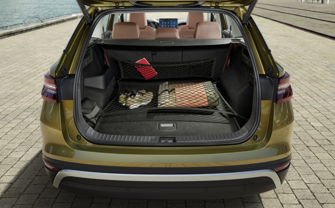 System siatek z kieszenią czarny Kodiaq II