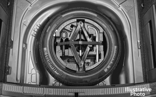 Zestaw do wymiany koła zapasowego 18"