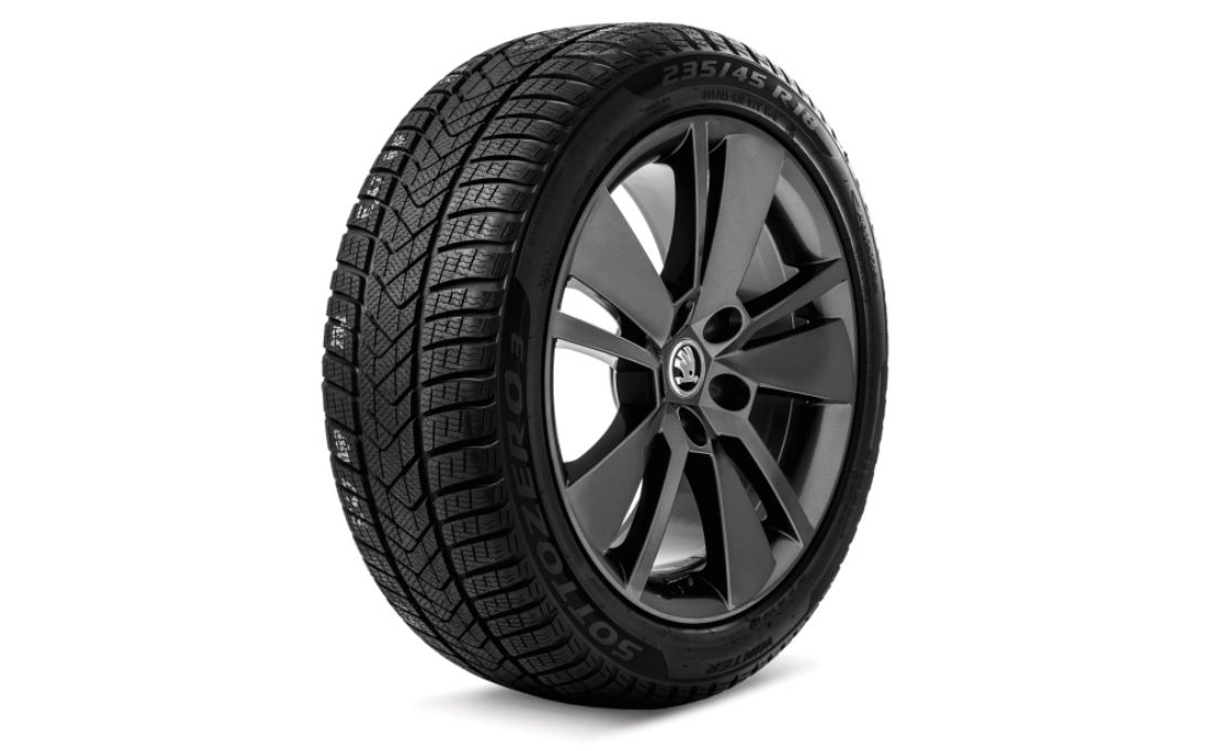 Kompletne koło zimowe Zenith 18" do Superb III