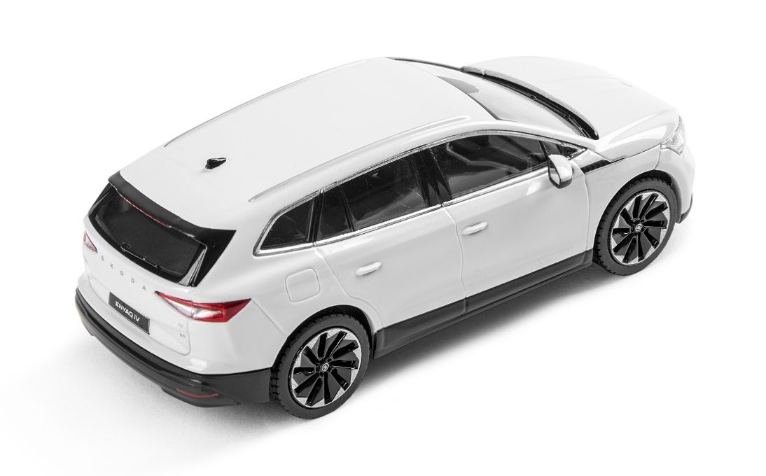 Enyaq 1:43 biały Moon