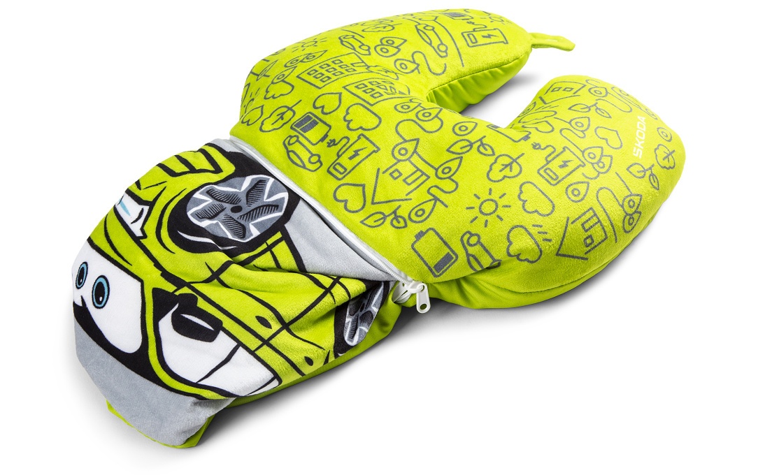 Poduszka podróżna dla niemowląt 2 w 1