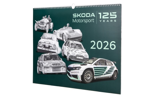 Kalendarz ścienny 2026 Motorsport 125 lat
