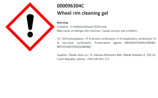 Żel do czyszczenia felg