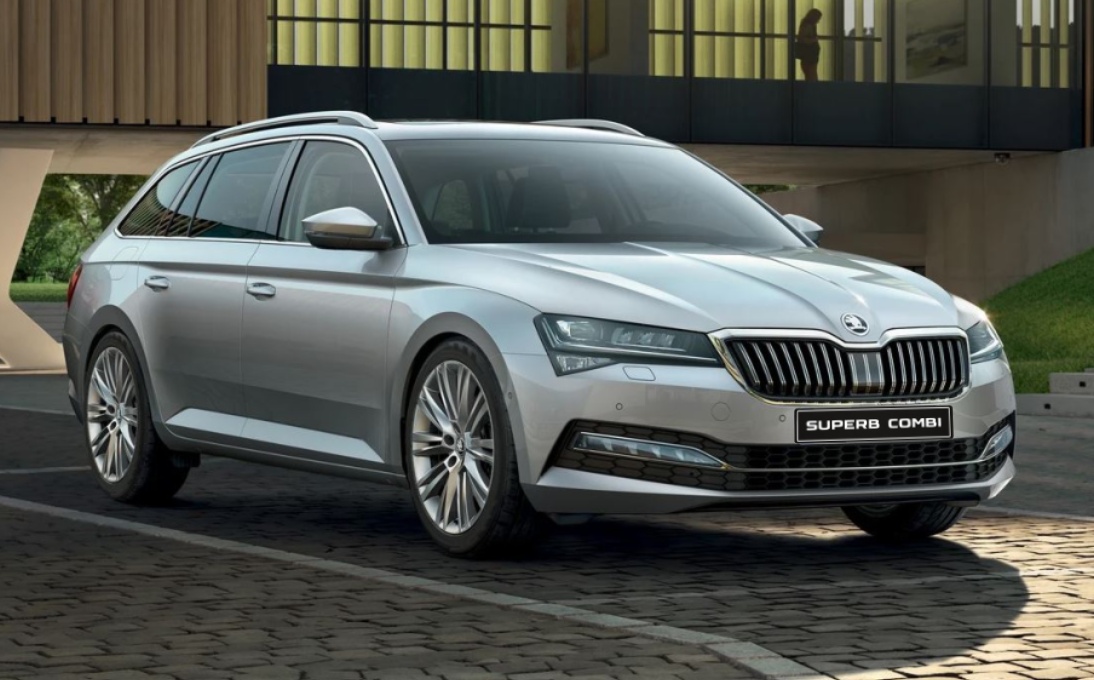 Tablica rejestracyjna Superb Combi