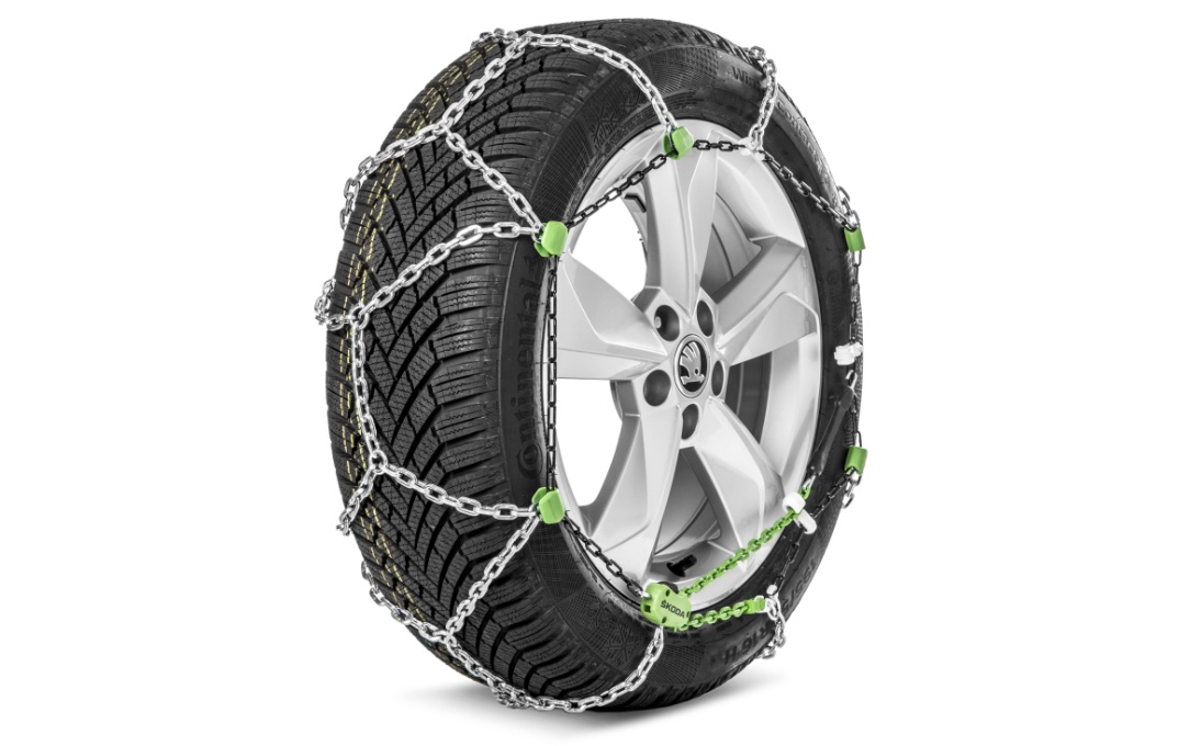 Zestaw łańcuchów śniegowych ze stali nierdzewnej