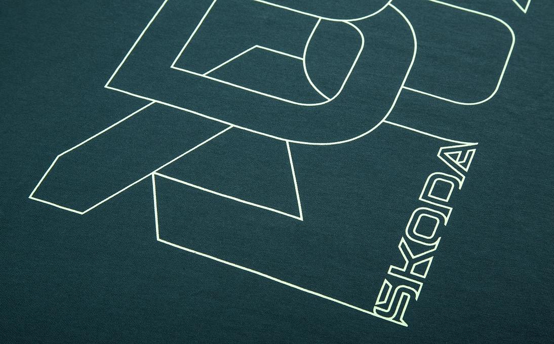 T-shirt męski emerald