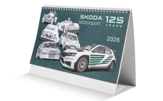 Desk calendar 2026 - 125 years Motorsport