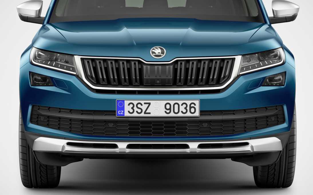 Spojler zderzaka przedniego Kodiaq