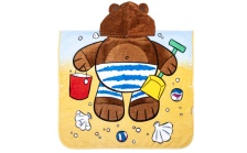 Ręcznik kąpielowy z kapturem dla chłopca