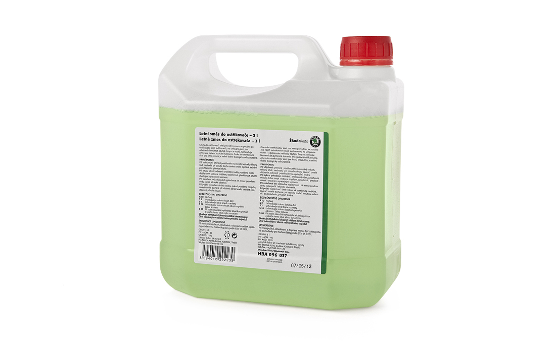 Letni płyn do spryskiwaczy