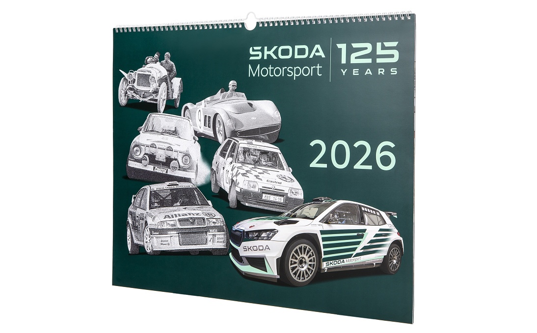 Kalendarz ścienny 2026 Motorsport 125 lat
