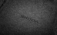 Damską antracytową koszulkę polo Škoda