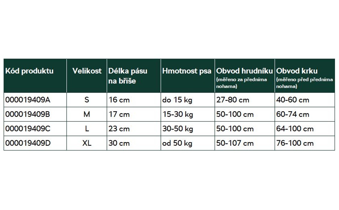 Pas bezpieczeństwa dla psa – „XL”