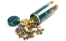 Puzzle w świątecznej tubie