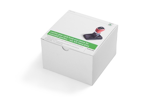 Skórzana gałka i mieszek dźwigni zmiany biegów Octavia III