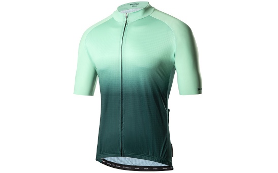 Męska koszulka rowerowa ombré