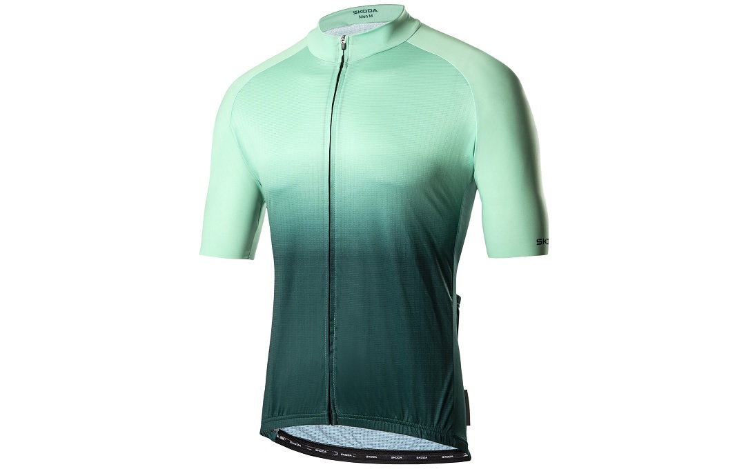 Męska koszulka rowerowa ombré