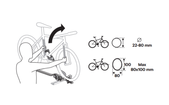 Bagażnik rowerowy na dach do samochodów Škoda
