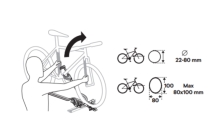 Bagażnik rowerowy na dach do samochodów Škoda