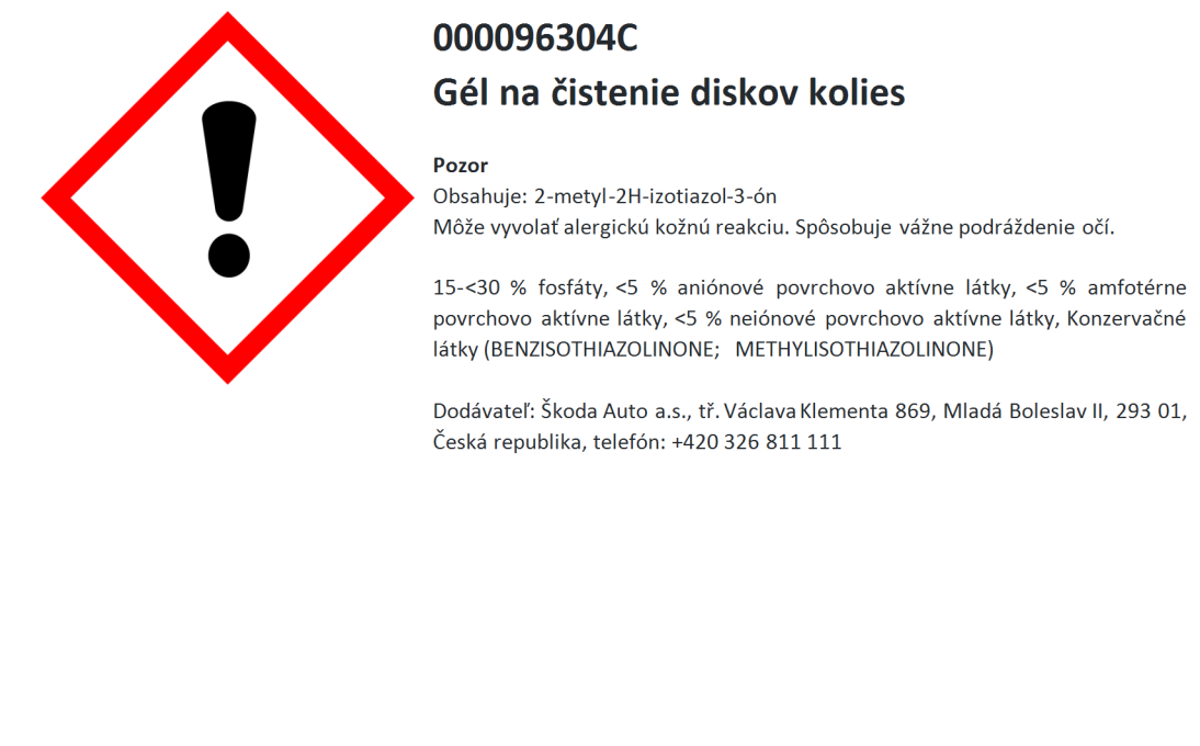 Żel do czyszczenia felg