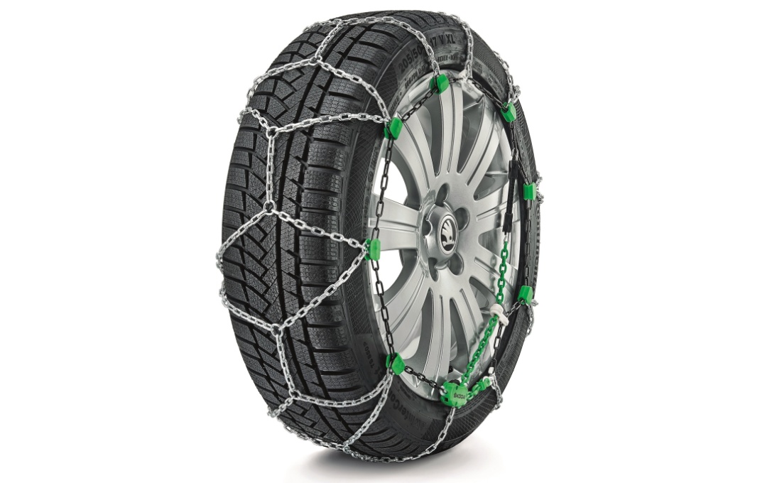 Zestaw łańcuchów śniegowych ze stali nierdzewnej