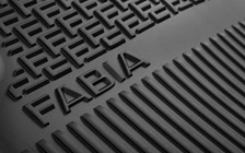 Dywaniki gumowe Fabia III – tylne