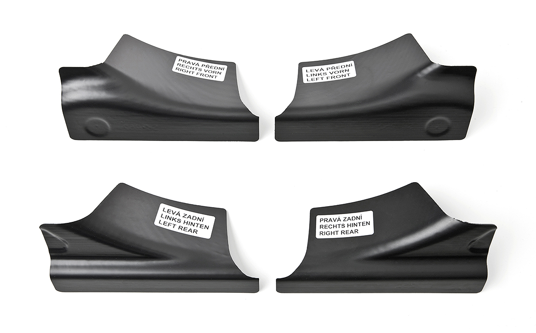 Szablon do montażu nakładek progowych Fabia II Combi