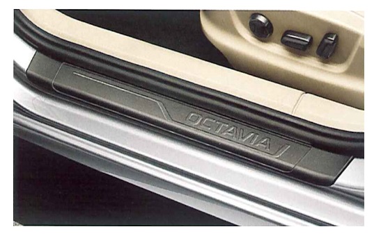 Nakładki progowe czarne