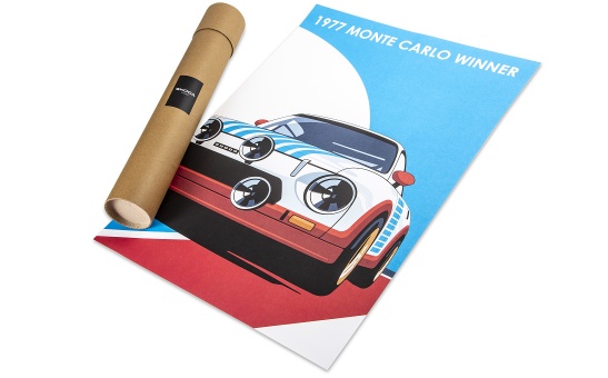 Plakat Škoda Icons RS 130 w tubie