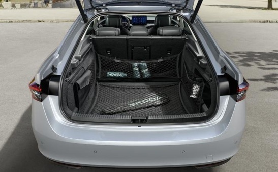 System siatkowy z kieszenią czarny Superb IV Limo