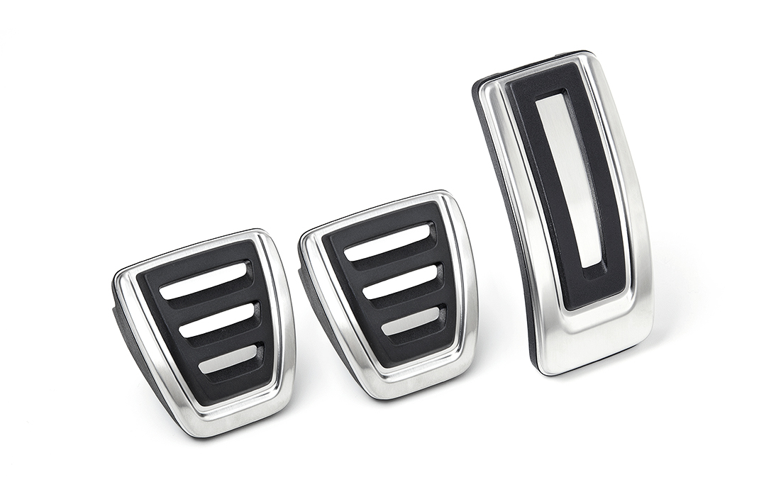 Nakładki na pedały ze stali nierdzewnej