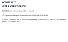 Środek do czyszczenia ekranu 2 w 1