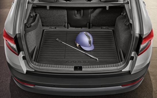 Dwustronna mata do bagażnika Karoq
