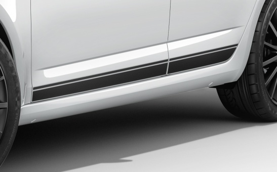 Folia ozdobna czarna do modelu Octavia III Combi