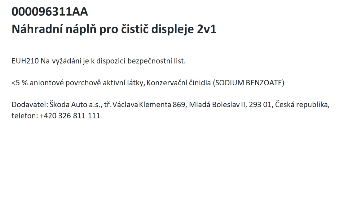 Uzupełniacz środka do czyszczenia ekranów 2 w 1