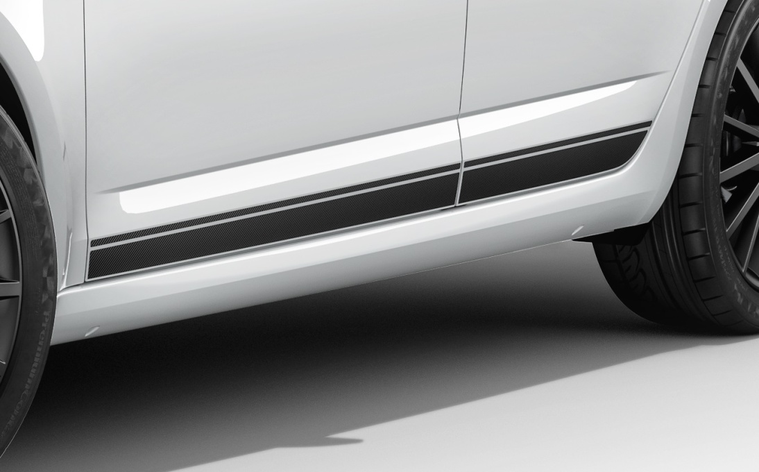 Folia ozdobna czarna do modelu Octavia III Combi