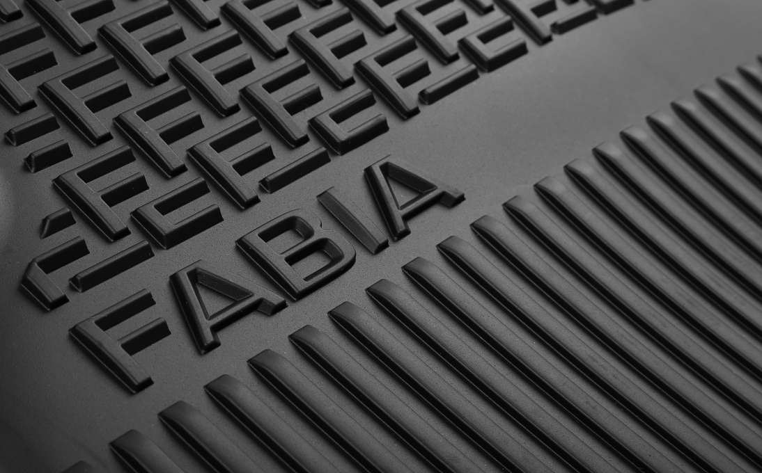 Dywaniki gumowe Fabia III – tylne