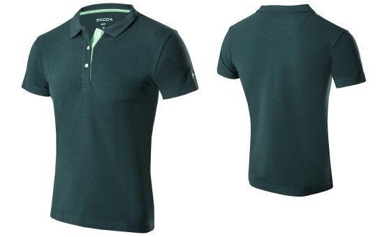 Koszulka polo męska emerald