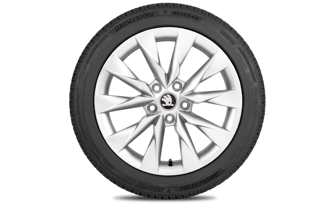 Kompletne koło zimowe Crystal 17" do Superb IV