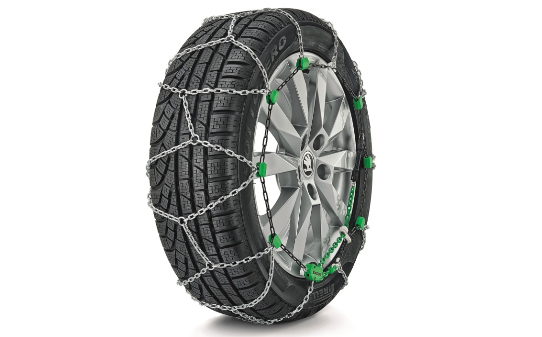 Zestaw łańcuchów śniegowych ze stali nierdzewnej