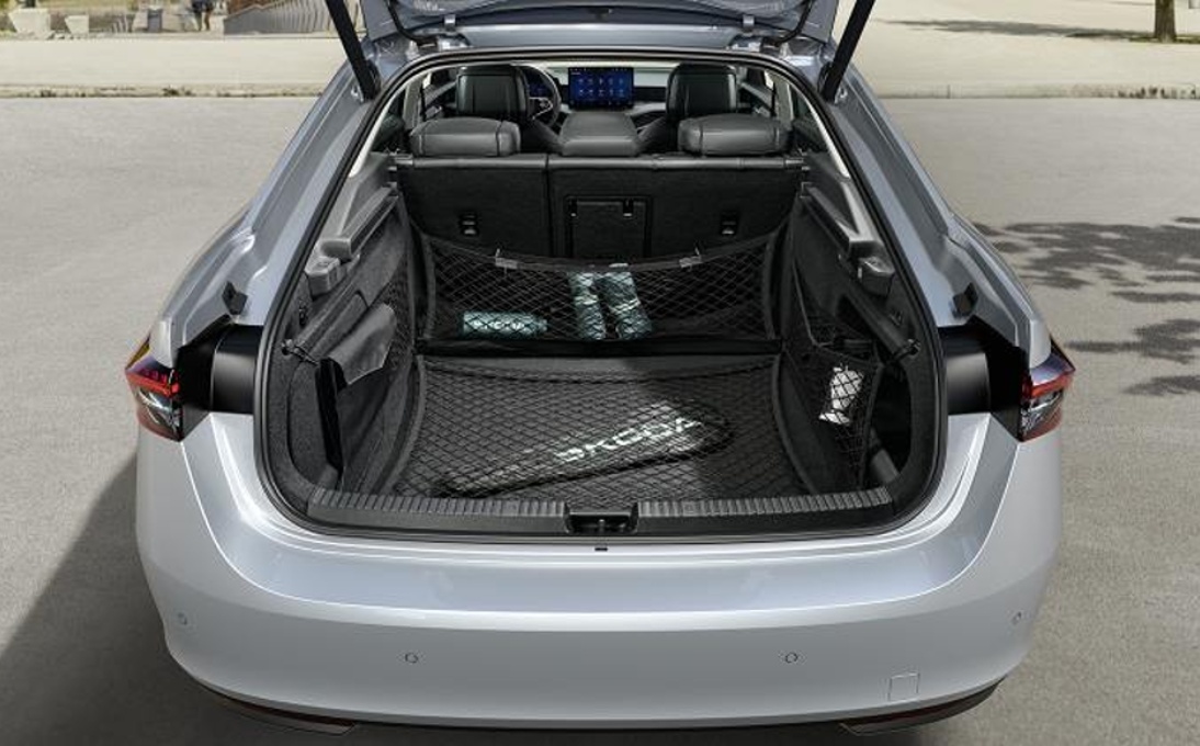 System siatkowy z kieszenią czarny Superb IV Limo