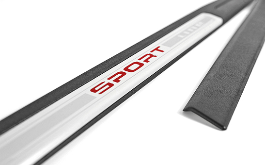 Ozdobne nakładki progowe Octavia II