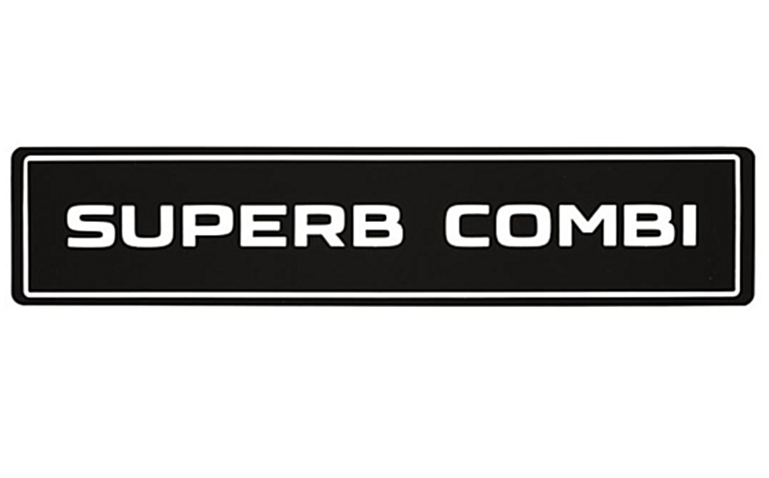 Tablica rejestracyjna Superb Combi