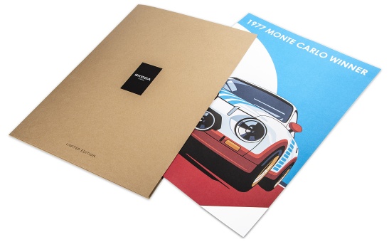 Plakat Škoda Icons RS 130