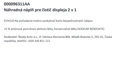 Uzupełniacz środka do czyszczenia ekranów 2 w 1